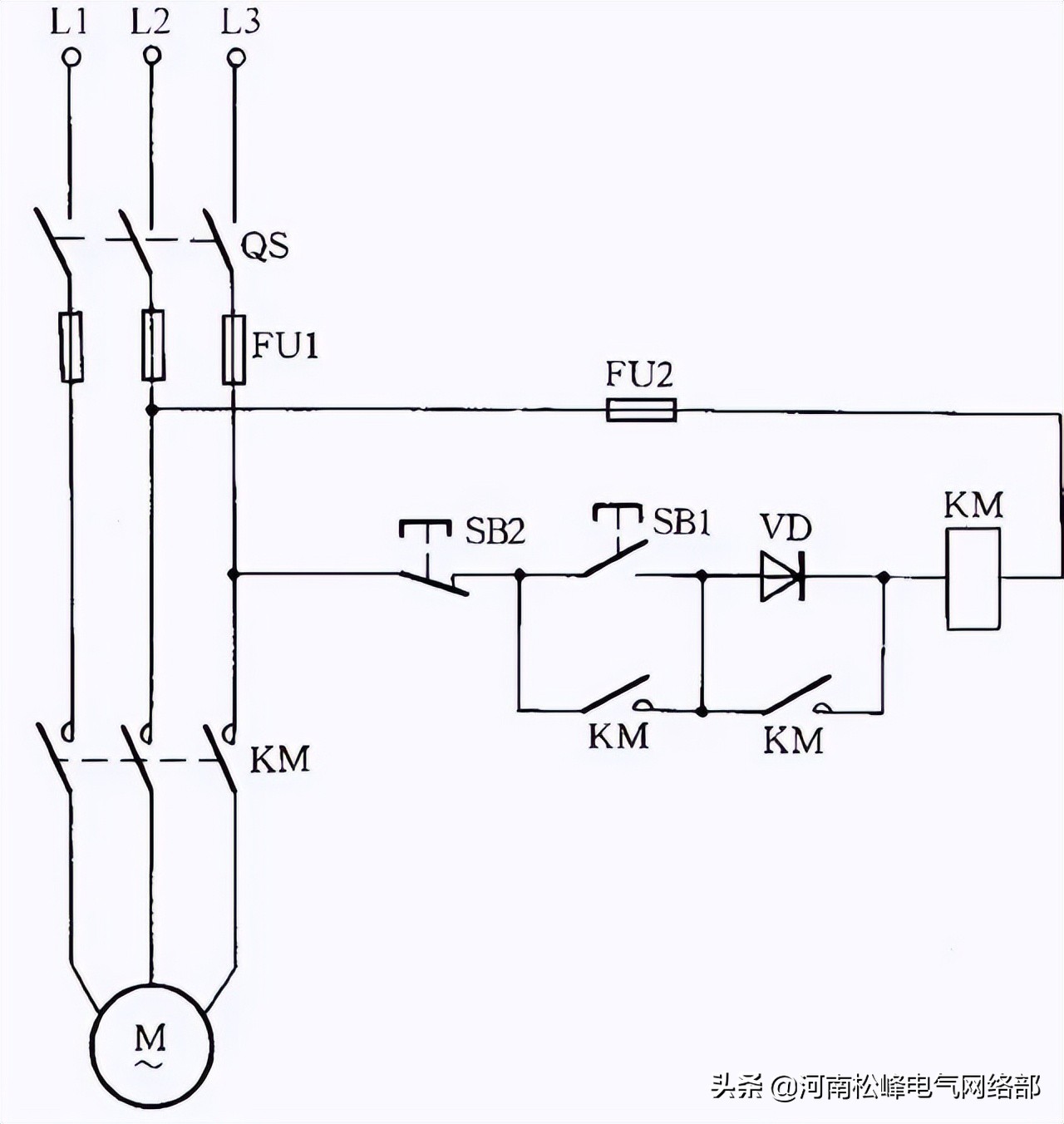 零基础电工接线电路图大全,电工常见电路接线图10例