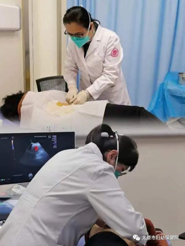 太原市妇幼保健院完成首例超声引导下经皮肝囊肿穿刺硬化术