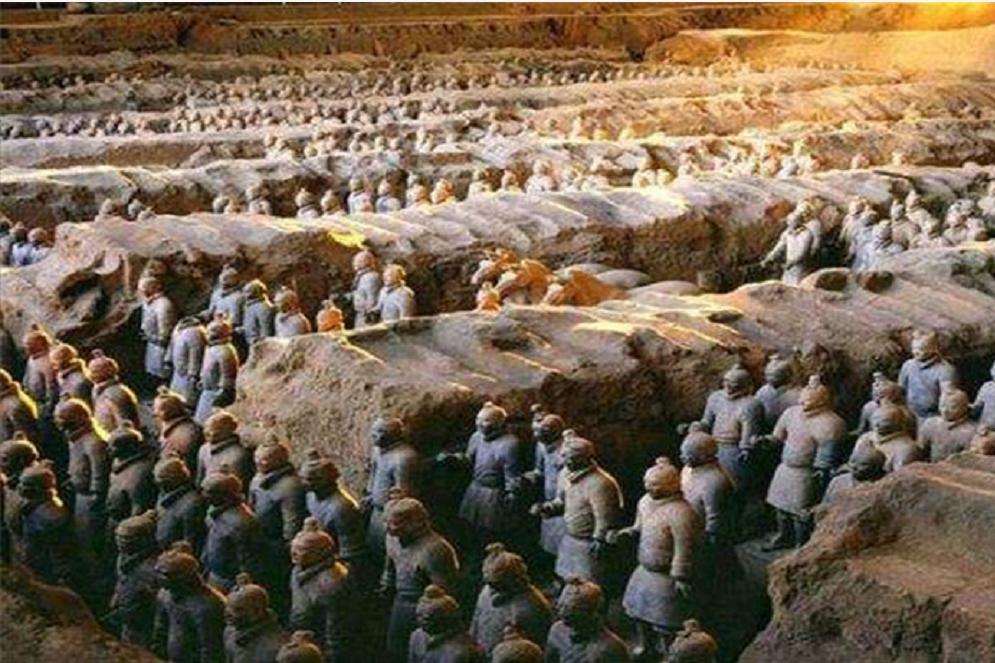 兵马俑超导材料绝密研究所,为什么兵马俑会涂装蓝色超导材料