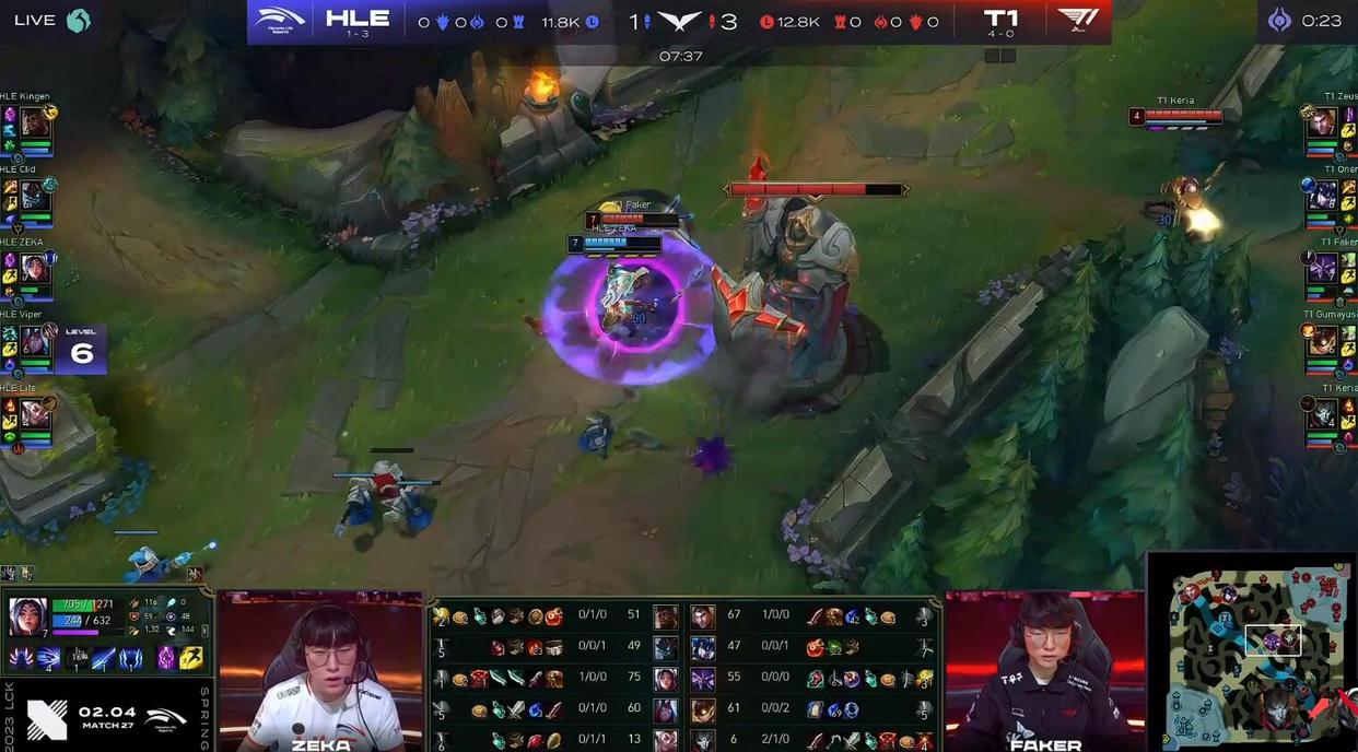 lck季前启航赛2023谁赢了,lck春季赛hle队员