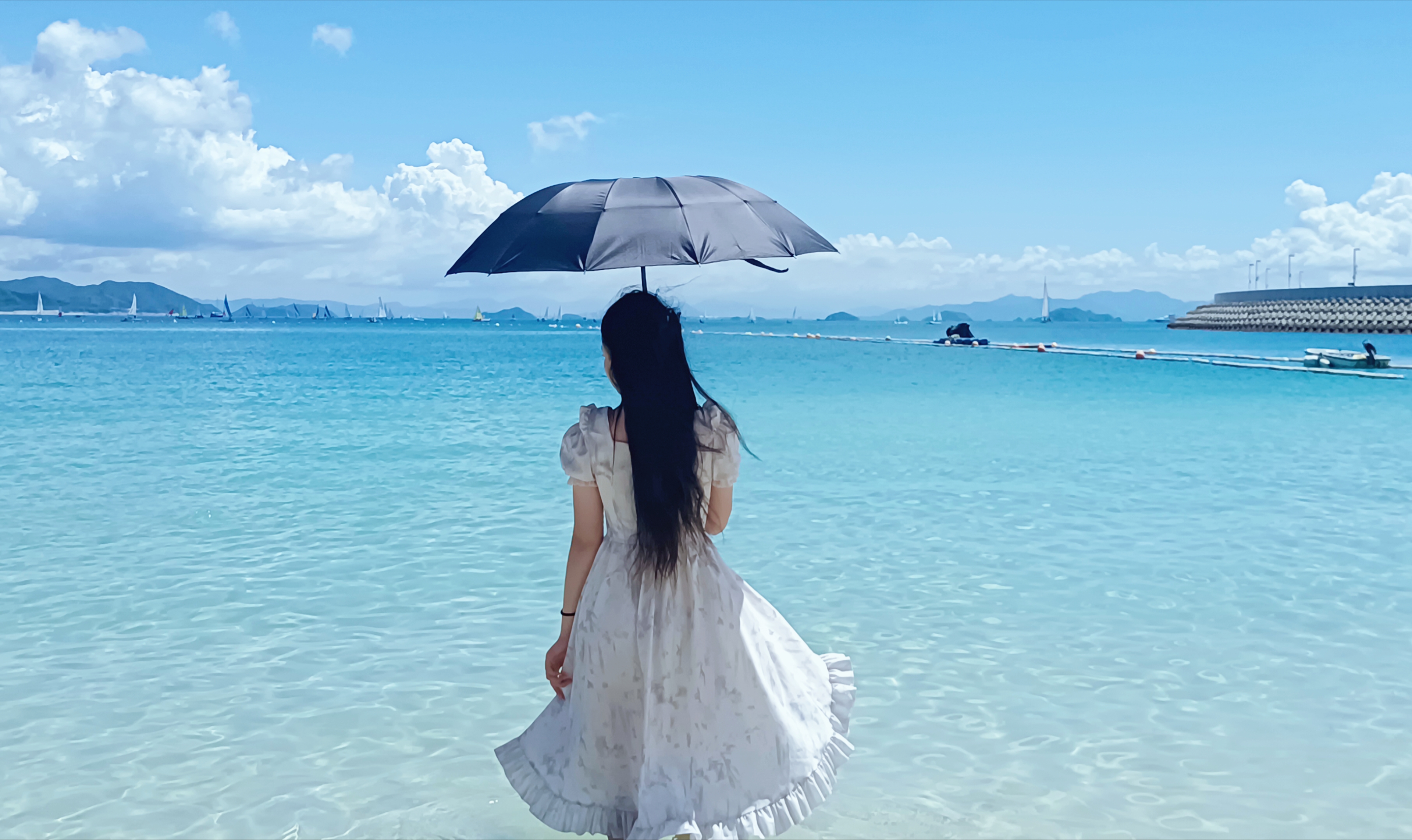 桔钓沙最美海滩,深圳桔钓沙公共沙滩在哪里