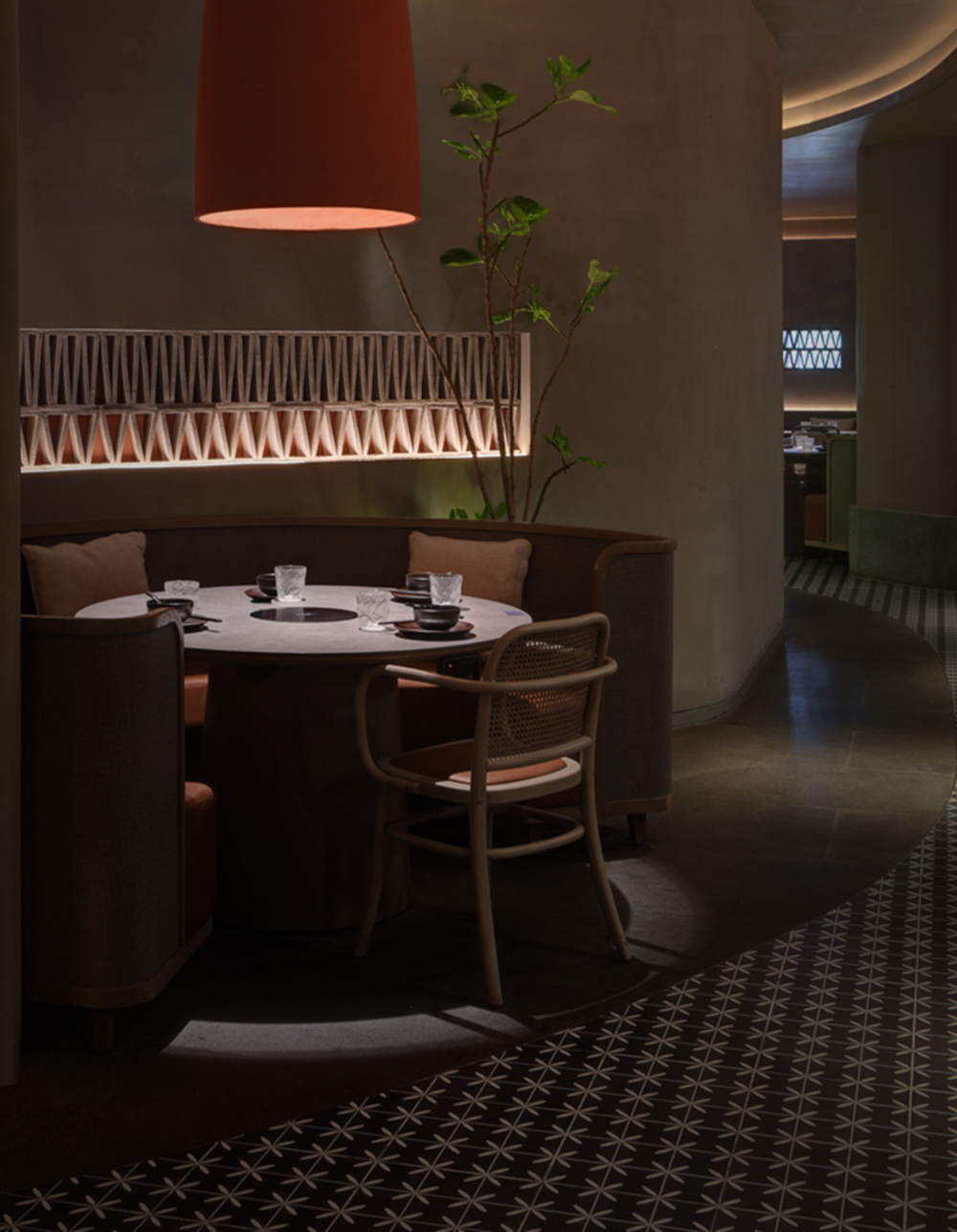 高档涮锅餐厅设计图,京味火锅餐厅设计