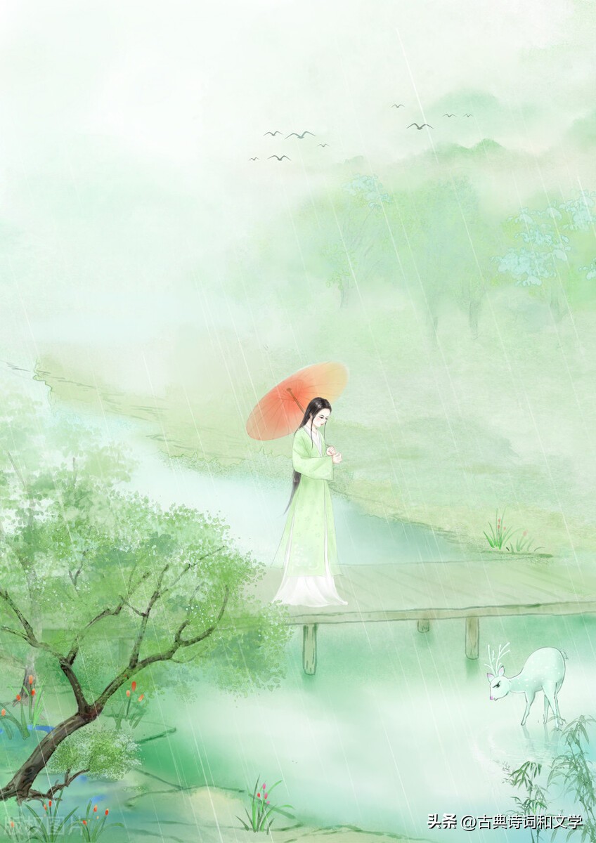 春雨诗句大全100首经典,描写春雨心情惆怅的诗句