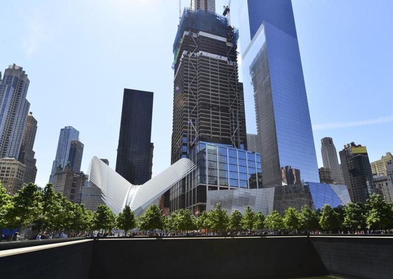 纽约911纪念广场设计,911遗址新建大楼
