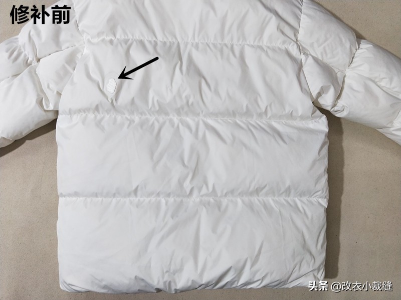 羽绒服破洞除了补丁还有什么方法,枣阳羽绒服破洞刺绣修补