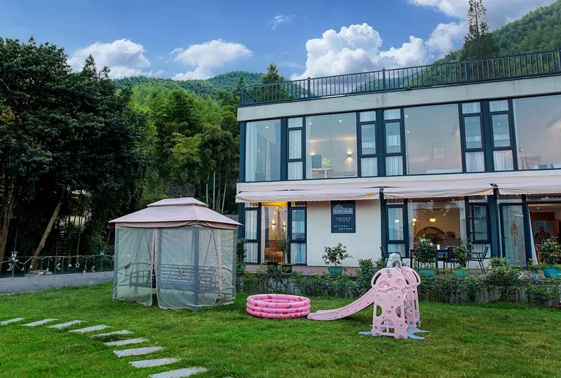 莫干山川野特色民宿,莫干山民宿亲子游烧烤