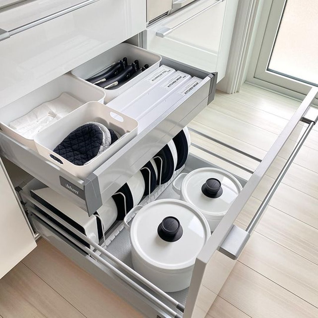 日本博主的宝藏厨房，丧心病狂的整齐！颜值爆裂，收纳力也惊人