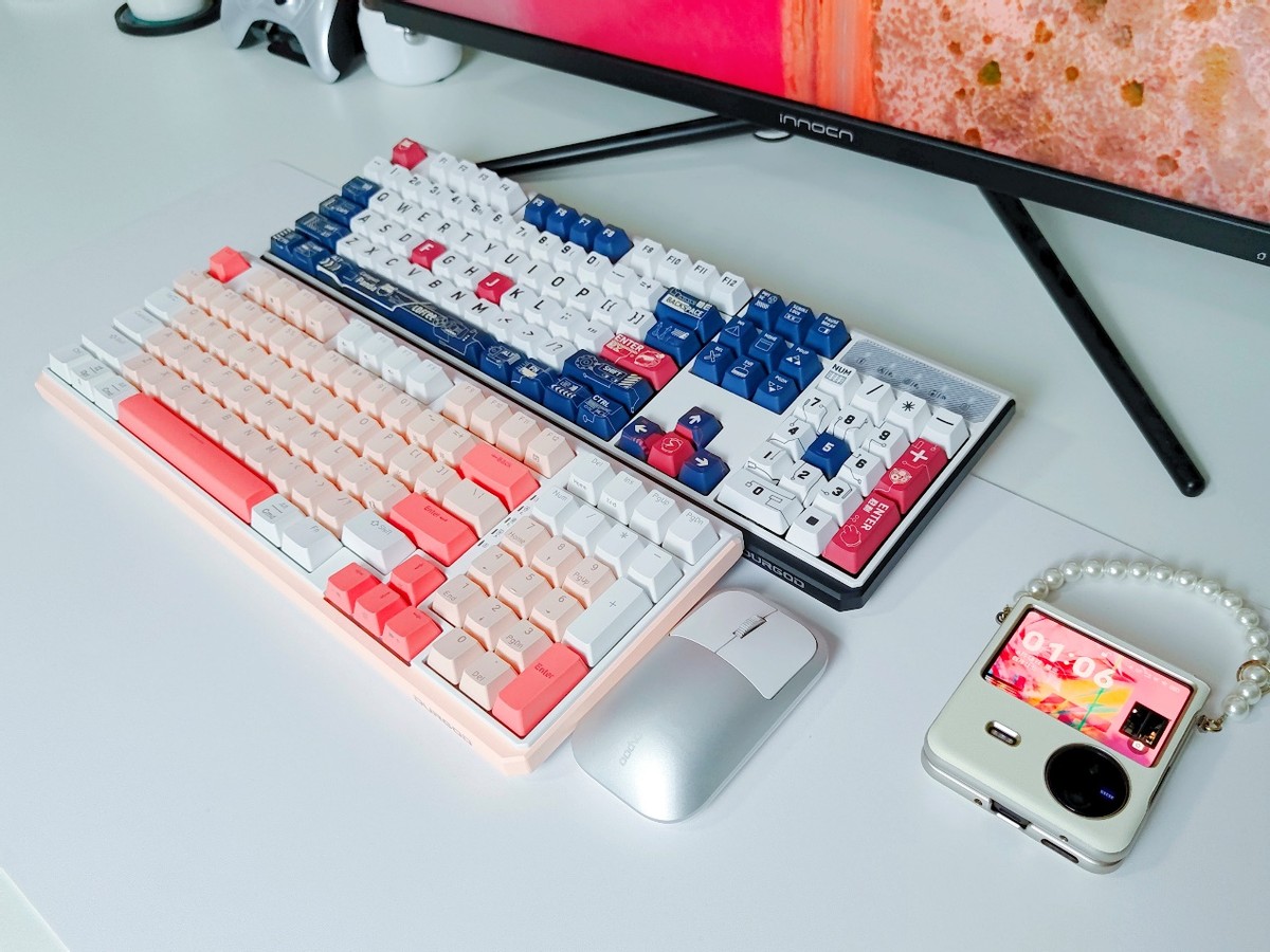 杜伽银轴机械键盘推荐,渐变色机械键盘推荐