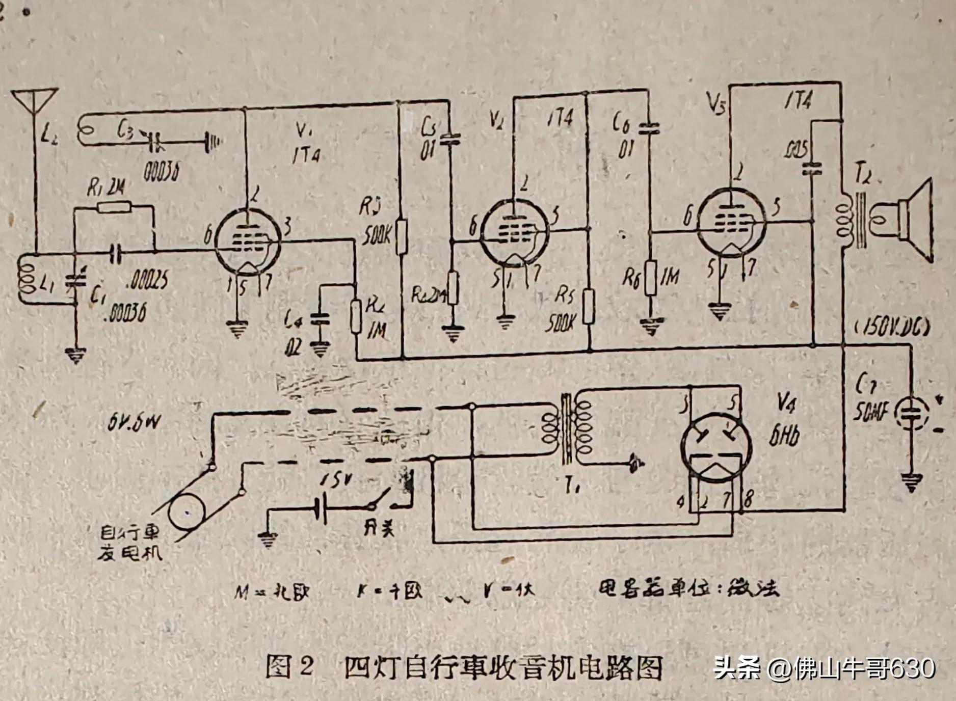 老款自行车发电机,老自行车收音机