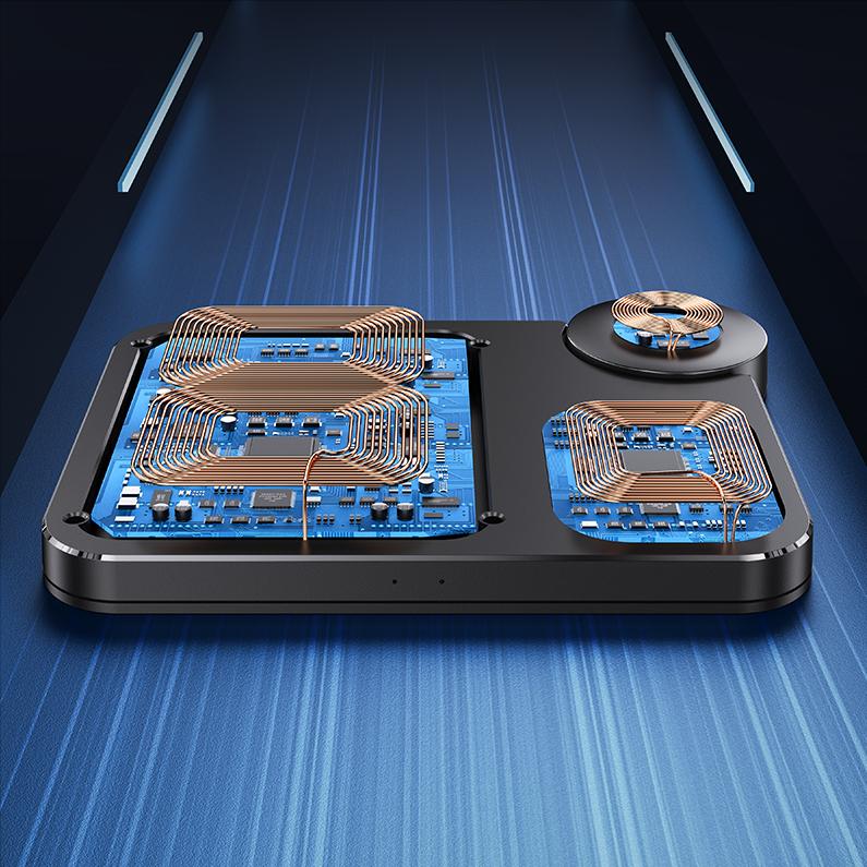 三合一充电器可以一起充吗,瑞特克三合一磁吸无线充