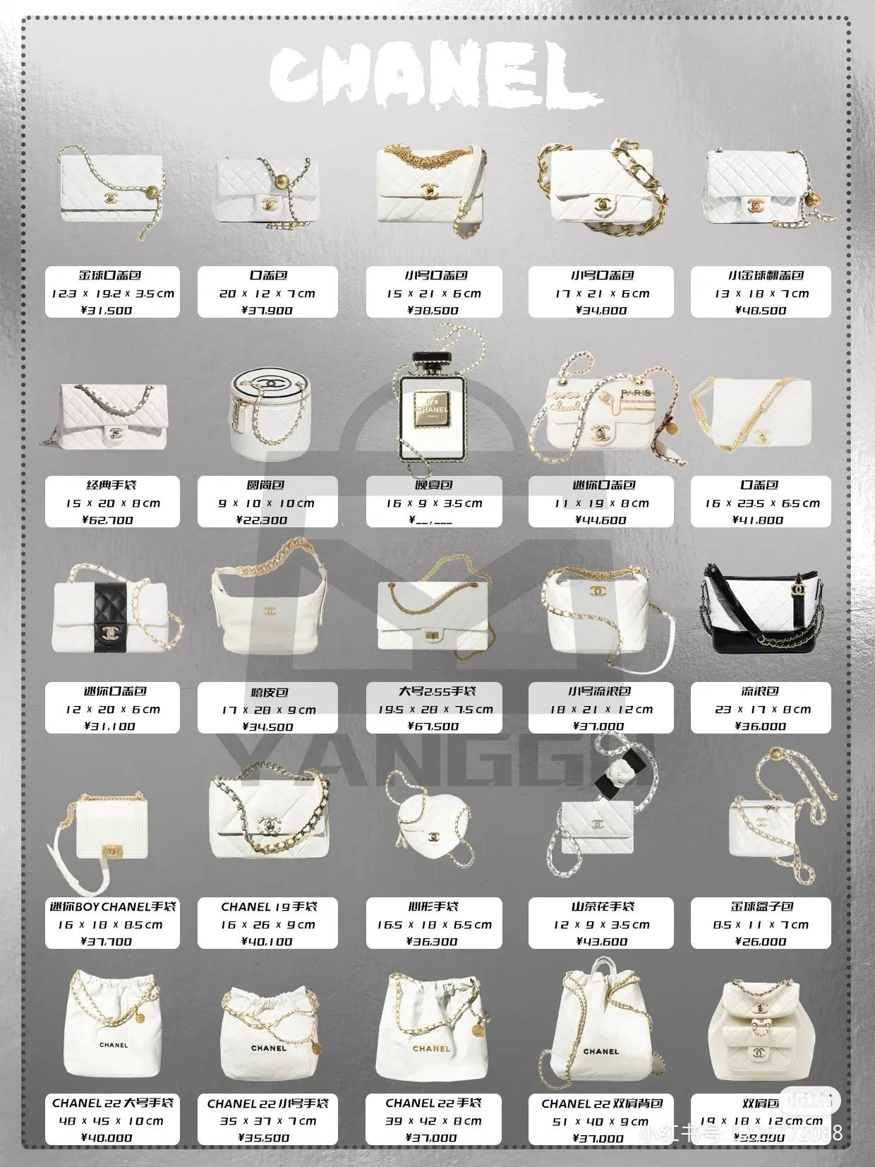 chanel爆款包包,chanel热门包包