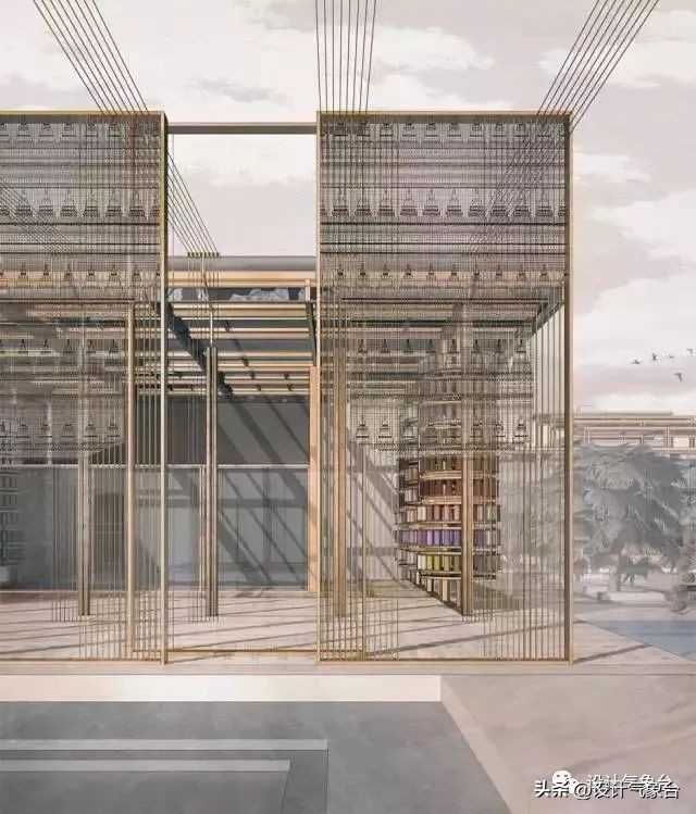 惜败扎哈事务所，但OMA的中国风方案留下一抹惊艳的色彩