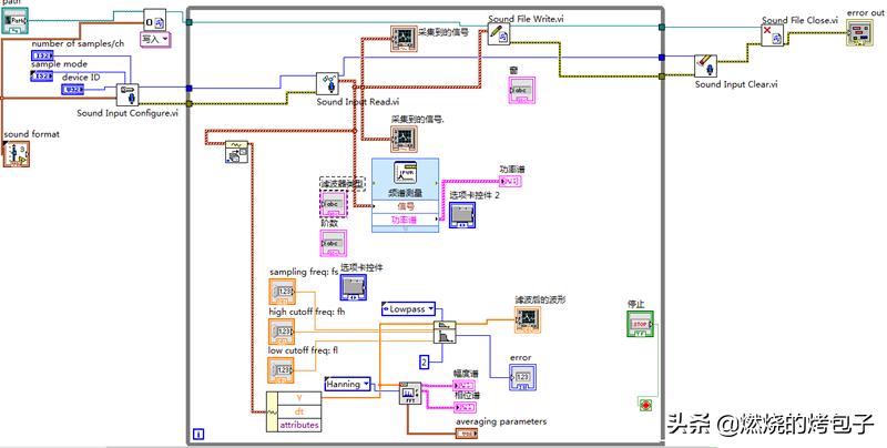 labview声卡采集教程,开发labview采集程序
