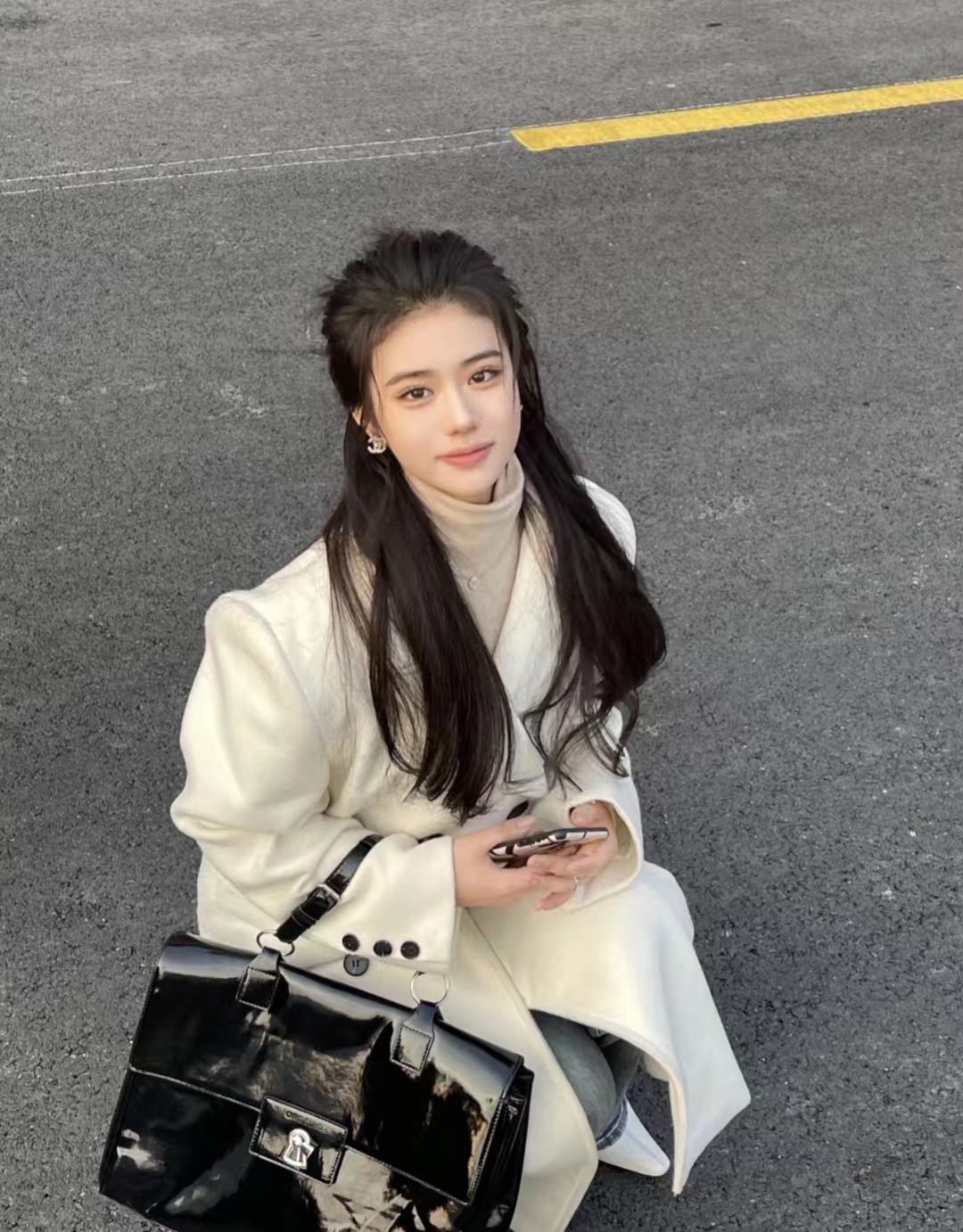 冬季穿搭女生韩系温柔套装,适合冬季15岁女生的时尚穿搭套装