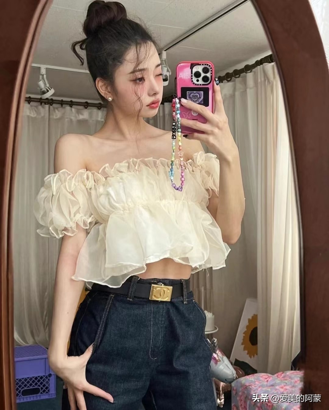 猫系拽姐宋智雅卷发,猫系拽姐眼妆宋智雅