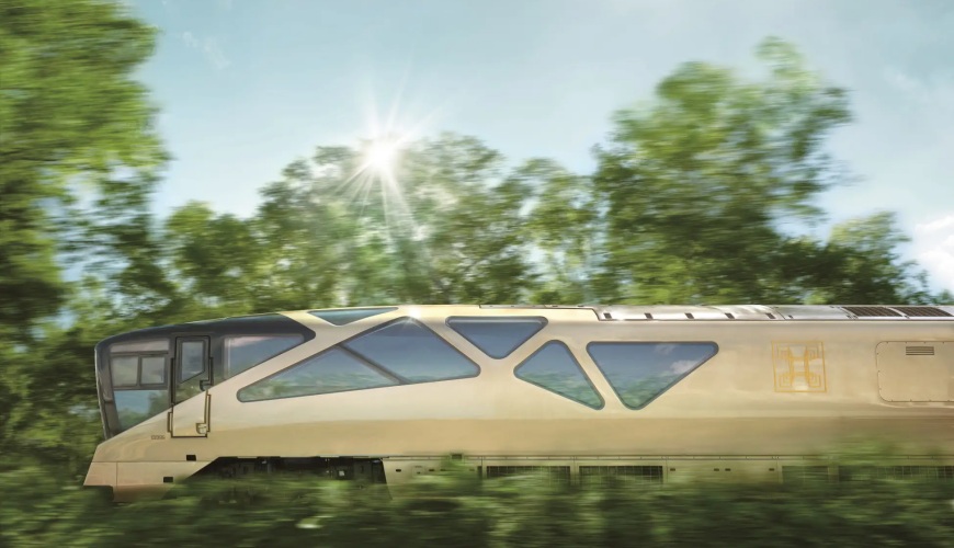 搭乘火车游日本,日本豪华观光列车