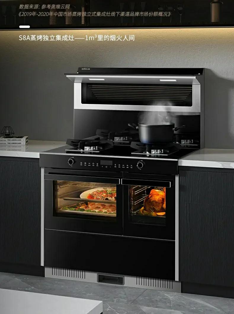 亿田s8蒸烤独立集成灶怎么样,亿田集成灶s8a款自动清洗怎样操作