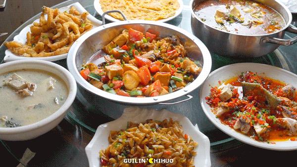 一鱼7吃！11斤以上大活鱼现做！桂林市郊这处田园秘境太会做了！