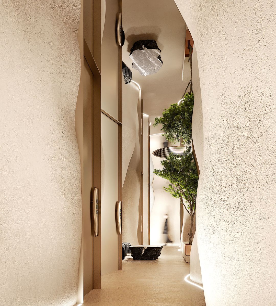 装修案例分享：突破边界，拒绝冰冷美容院的优秀设计