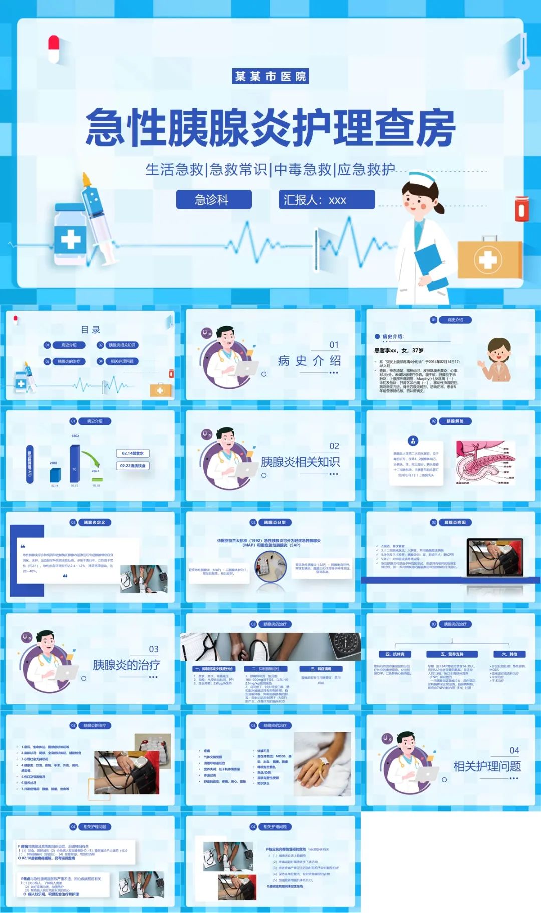医院护理查房ppt模板如何获得,如何做护理查房流程ppt模板