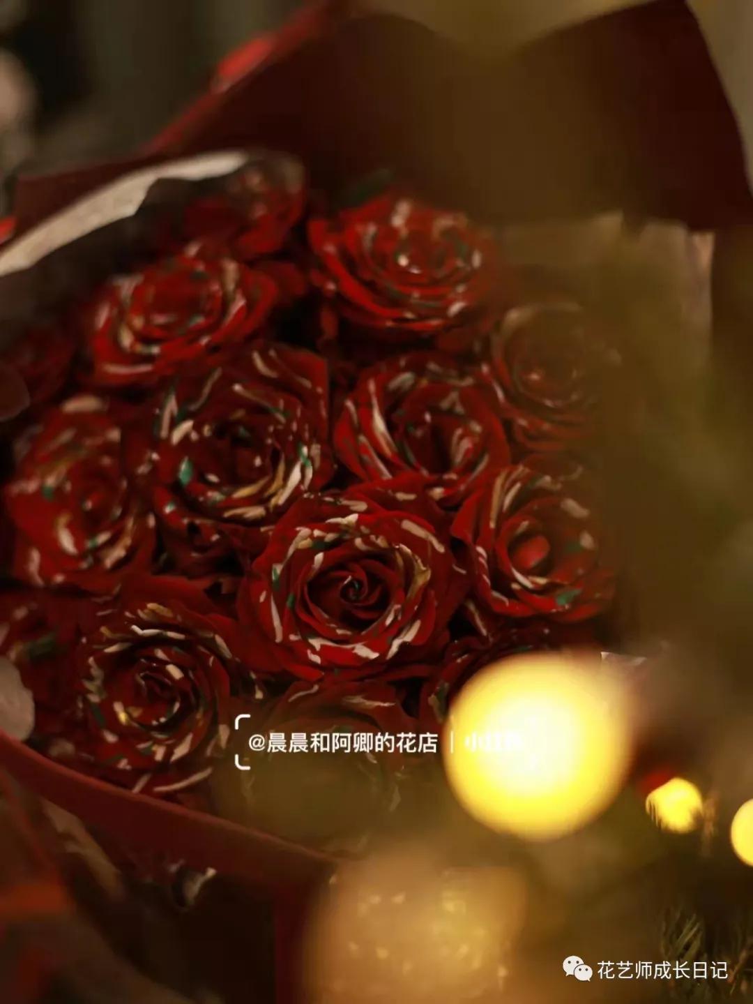 100朵玫瑰样式,圣诞限定玫瑰花