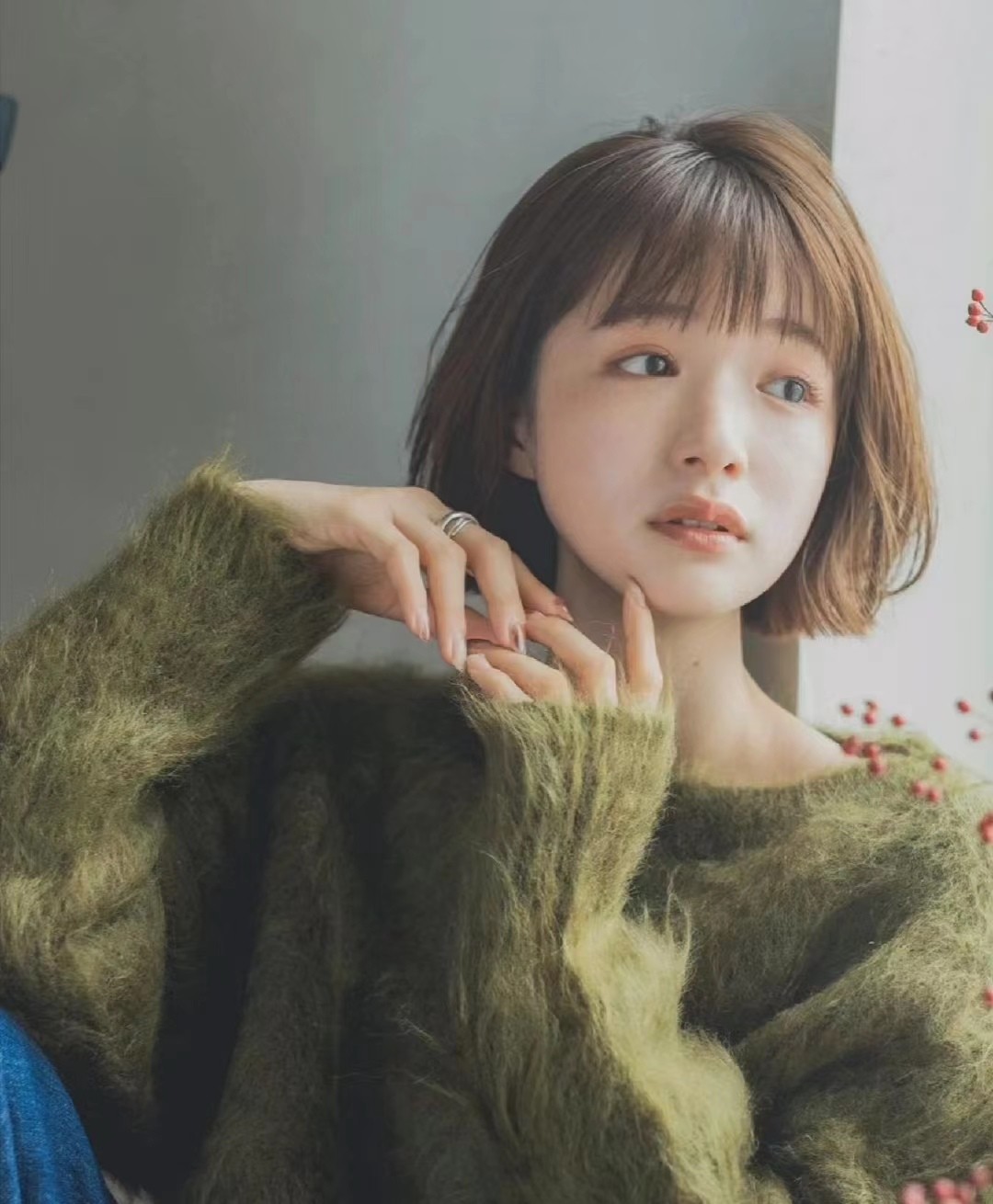 发型女2020流行中短发初恋,初恋锁骨头发型2021最火短发图片