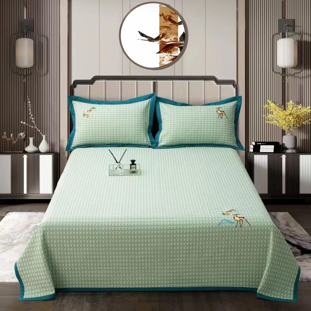 100%老粗布凉席轻奢,盛世木棉老粗布凉席