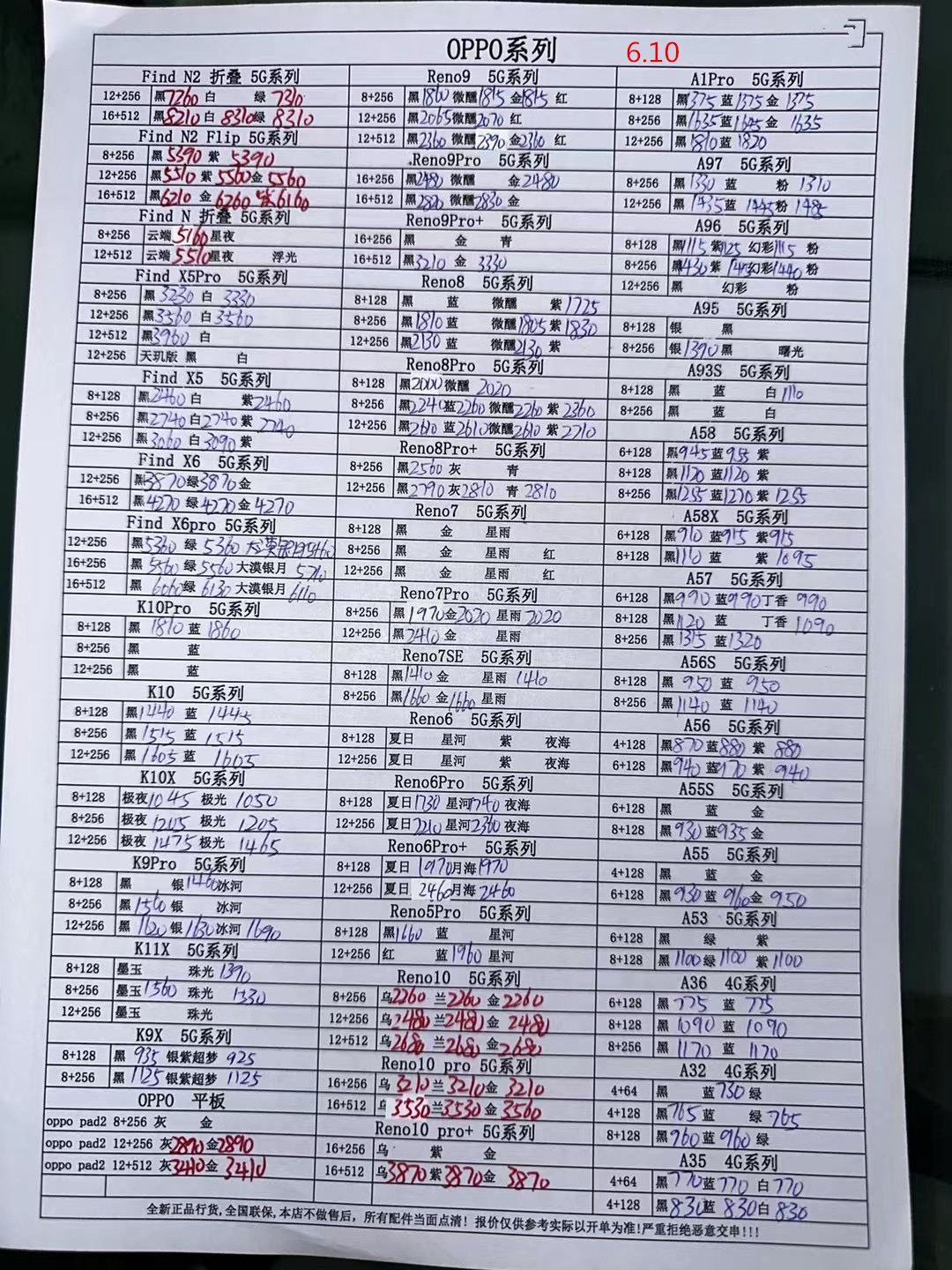 华强北苹果手机报价单,华强北二手手机报价单