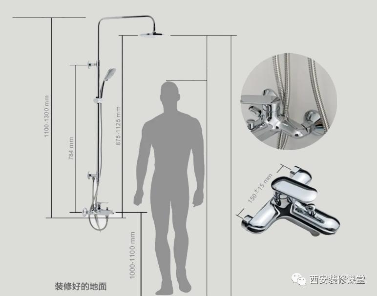 小尺寸卫生间装修效果图,卫生间干湿分离装修效果图尺寸