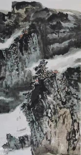 姬广军水墨画欣赏,中国著名艺术家姬广军