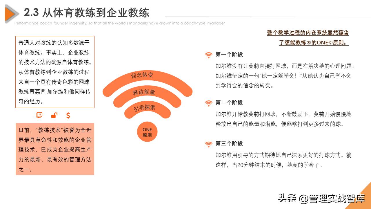 管理者如何锻炼概念技能,教练型管理者十二项修炼