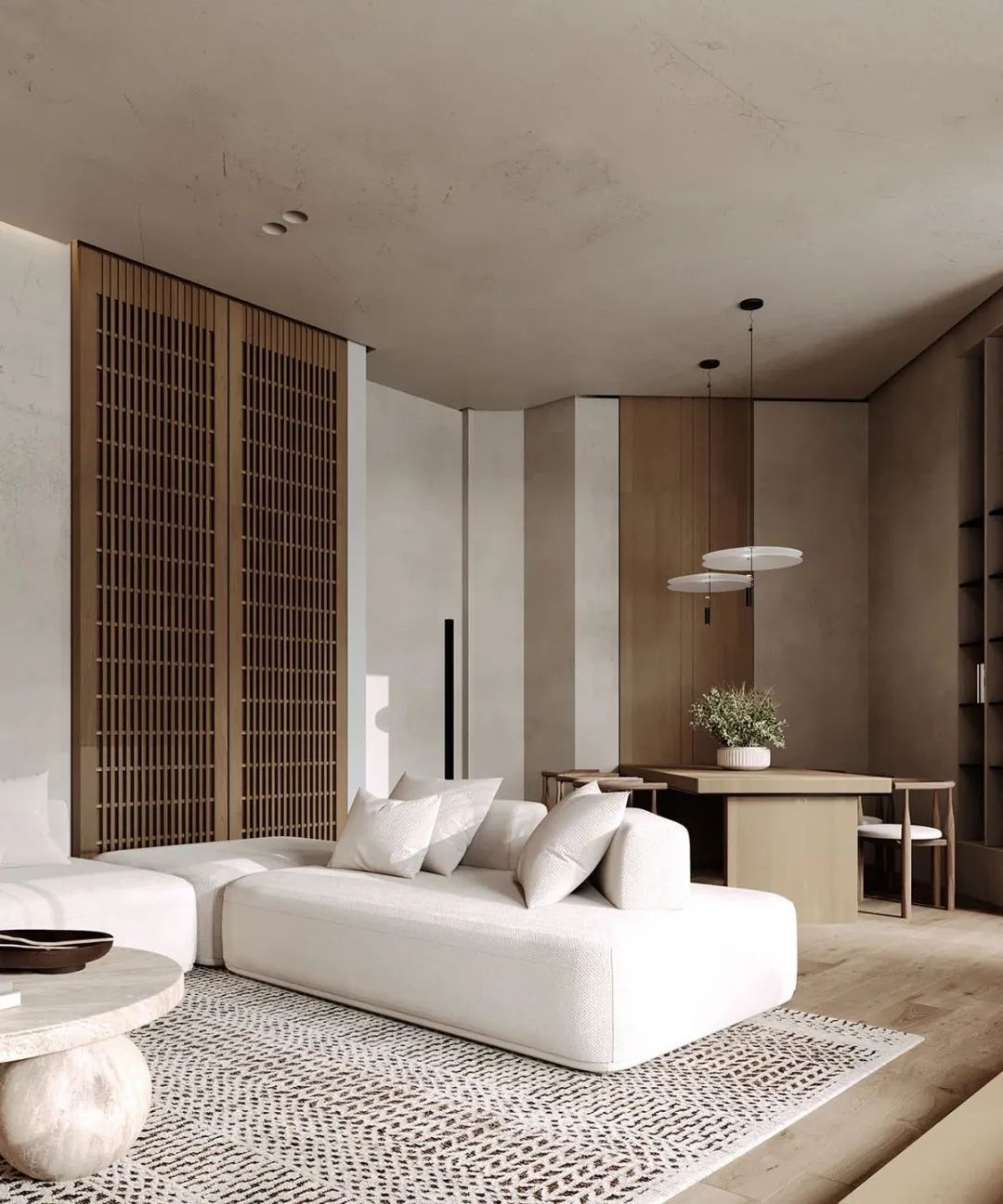 奶茶味浪漫宅!2个案子成功解开米色内饰的标杆设计!