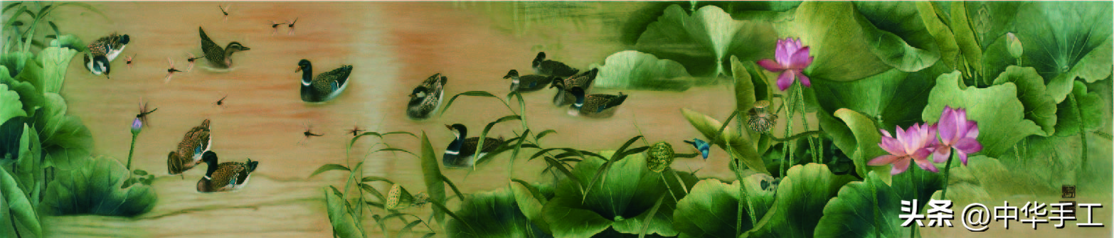 如同真毛一样的湘绣，让猛狮一展温柔与灵动