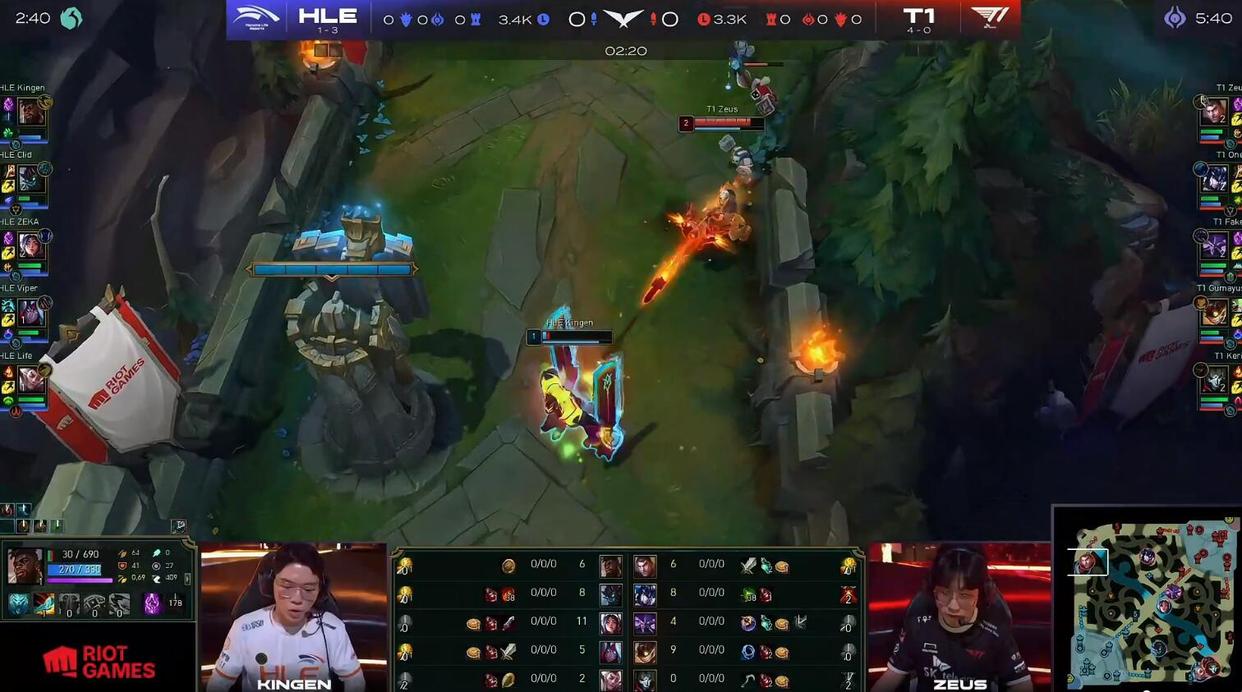 lck季前启航赛2023谁赢了,lck春季赛hle队员