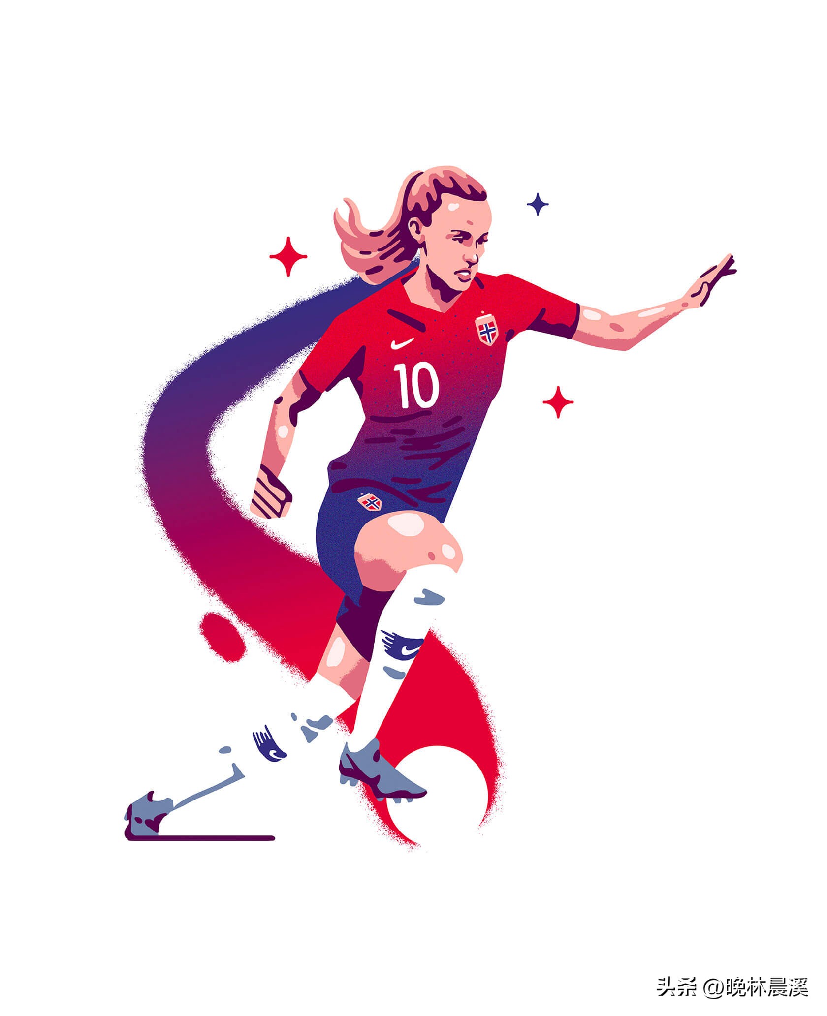 Gundersons的足球插图