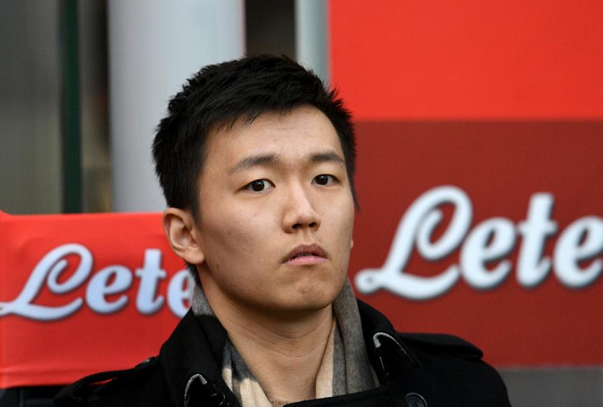 国米张康阳满满都是敬畏,国米晋级欧联决赛张康阳自拍庆祝