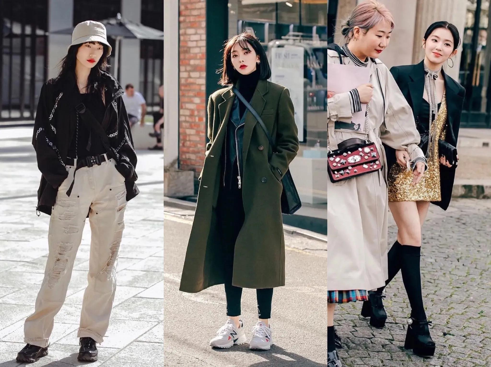韩国小姐姐冬天穿搭精髓,韩国博主穿搭高级秋冬