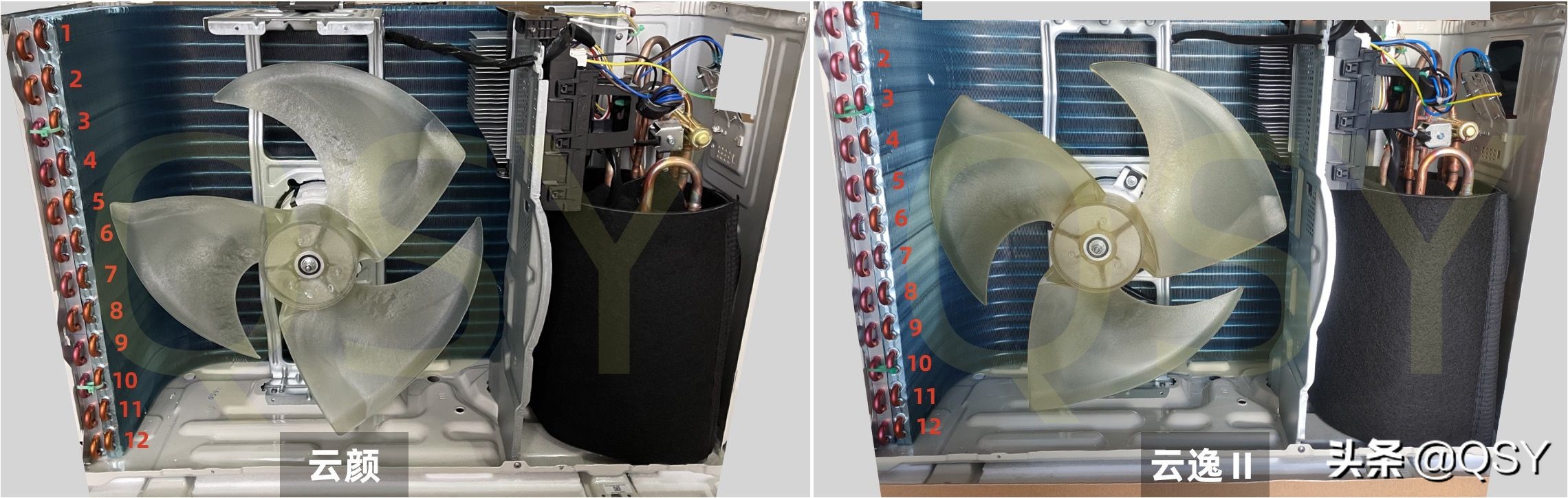 格力云酷定频空调拆解,格力云轩1.5匹空调拆机评测