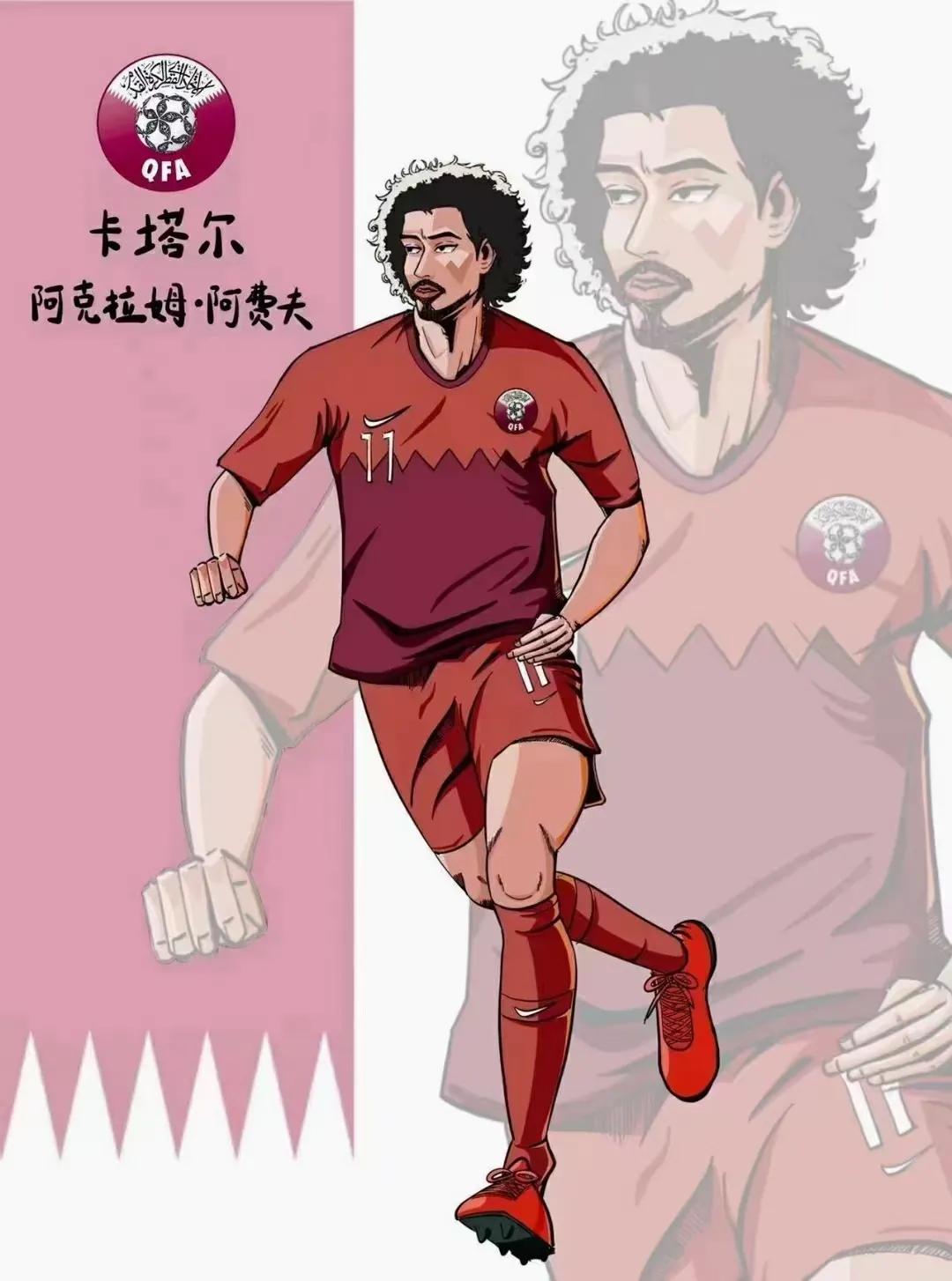 世界杯球星漫画图片,世界杯最佳球员插画