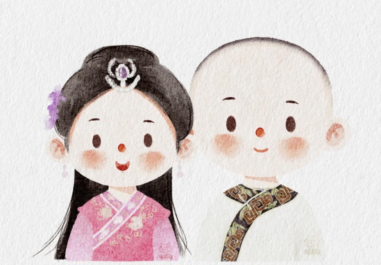 影视剧中的插画,影视剧里的人物插画