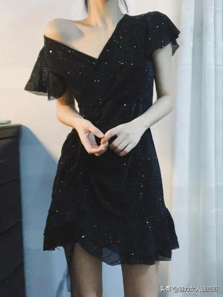 矮个子微胖连衣裙遮肚带口袋,微胖妹妹连衣裙显瘦遮肚子中长款