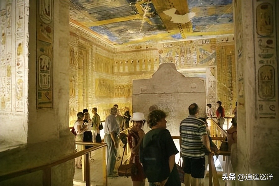 埃及金字塔游玩,去古埃及帝王谷