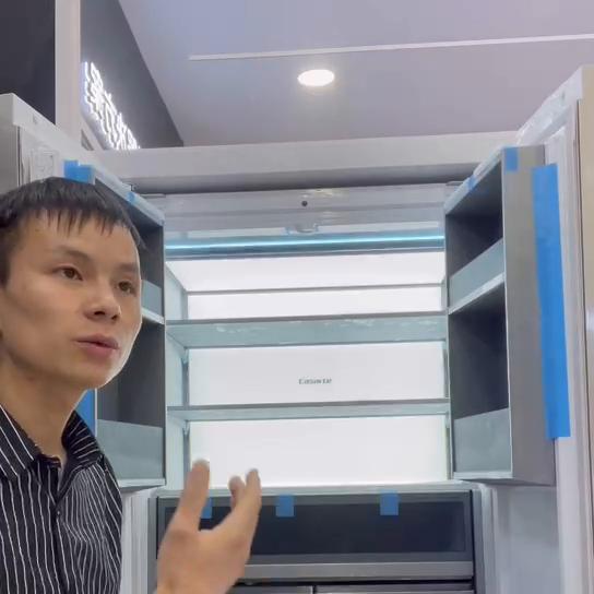 卡萨帝505零嵌入超薄冰箱价格,卡萨帝光年白系列平嵌冰箱家用