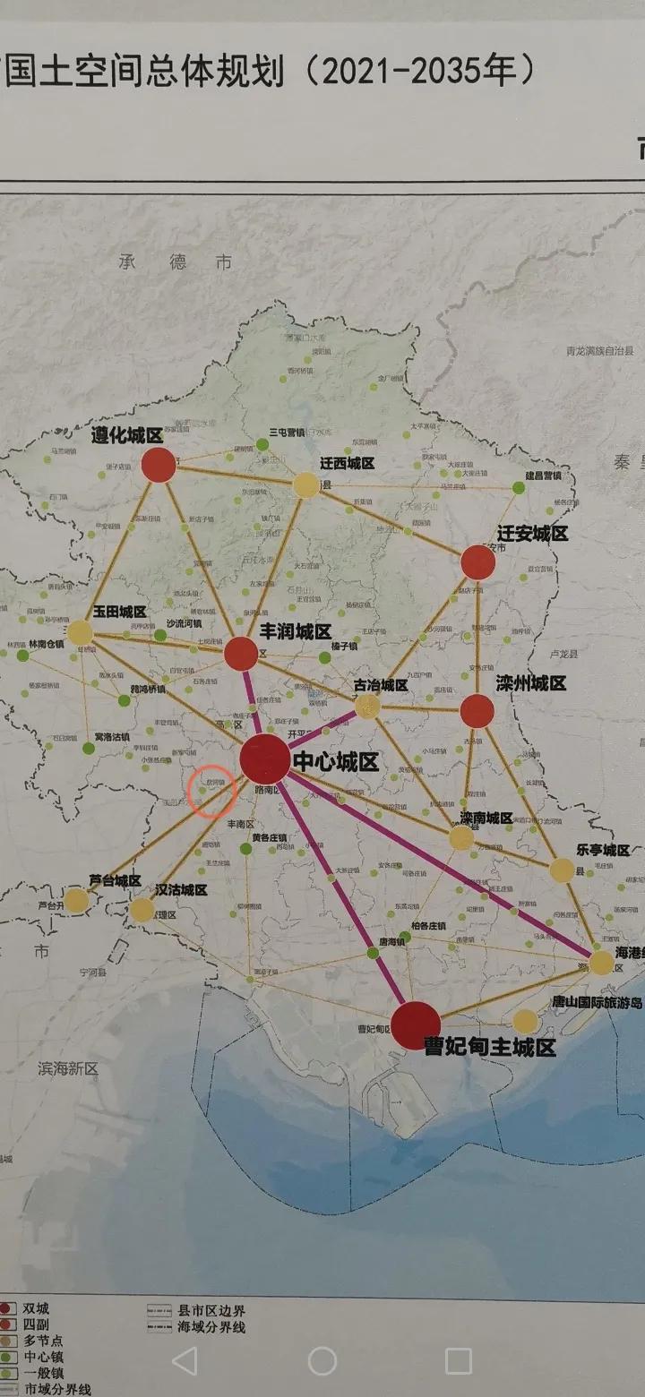 中心城区范围外的岔河镇，未来开发强度有待考量