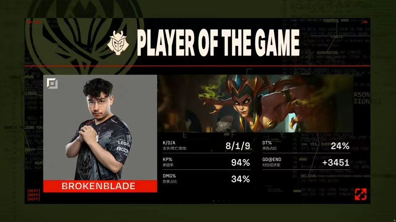 G23-0横扫MAD完成复仇，赛后官博整活：皮肤选风女怎么样