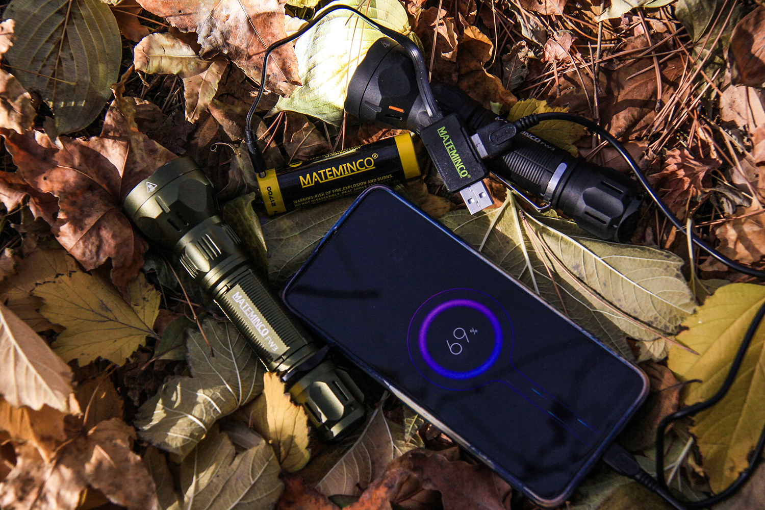 迈特明酷fw3白激光手电,迈特明酷虎头2号手电10000流明