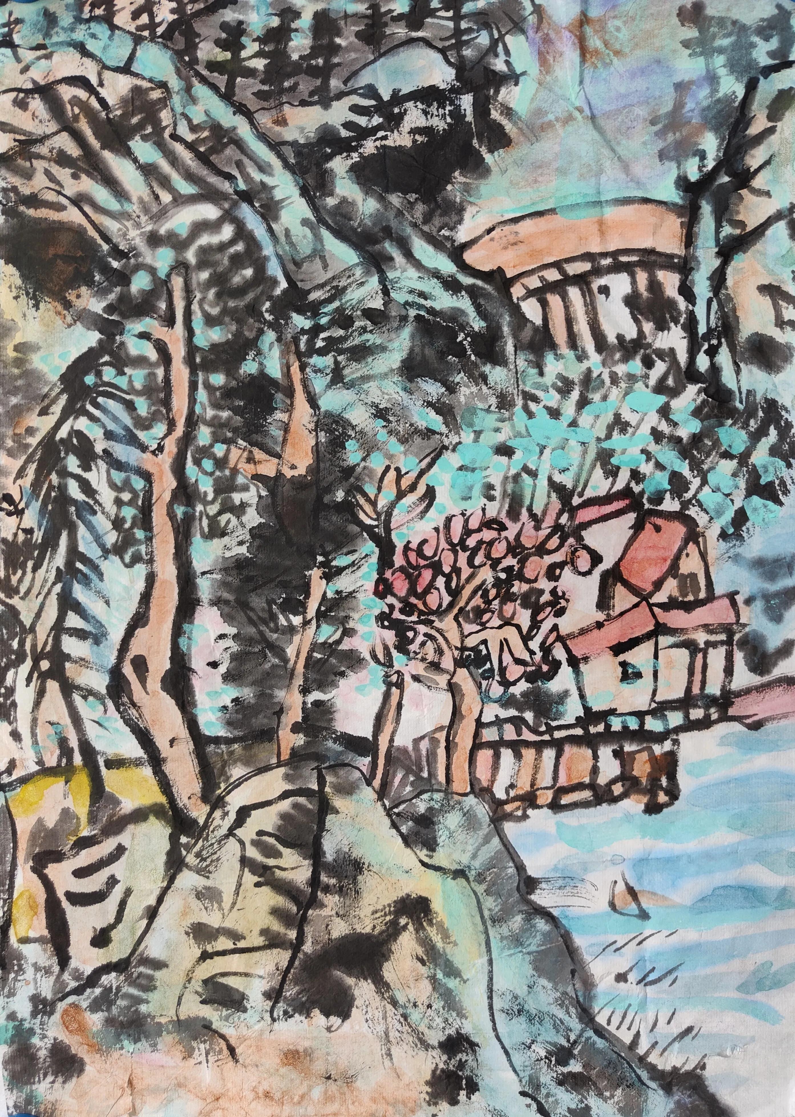 心底无私，故能涉笔成趣新世纪艺术培训学校儿童国画欣赏