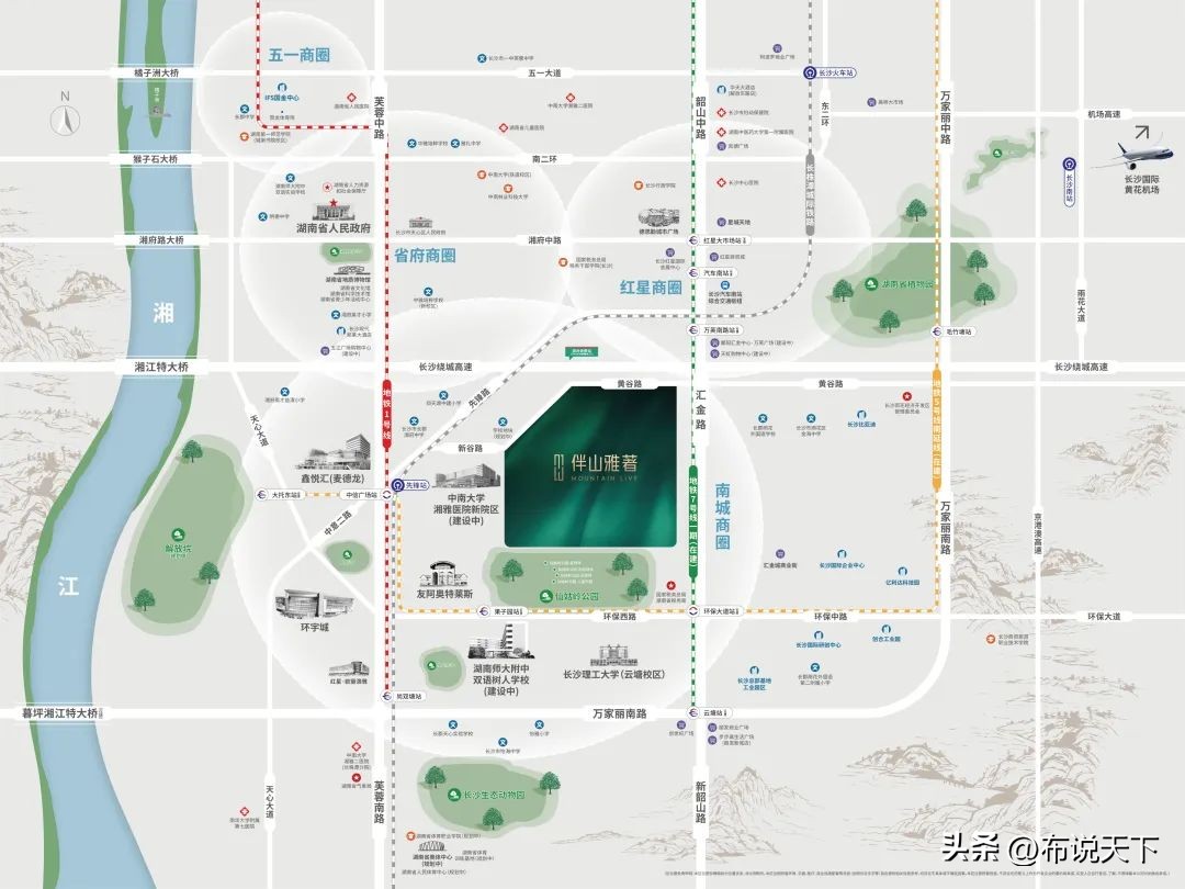 长沙即将入市大平层项目,长沙马上开盘的江景房