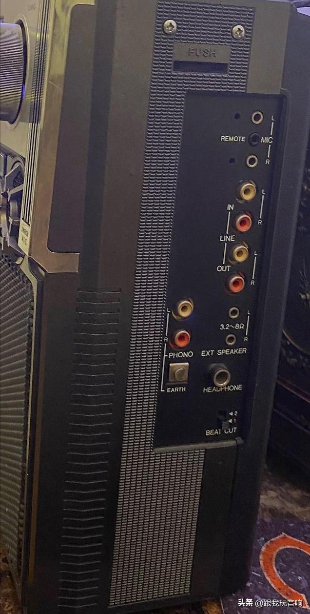 jvc的老式音响,80年代珠江牌木壳台式收录机