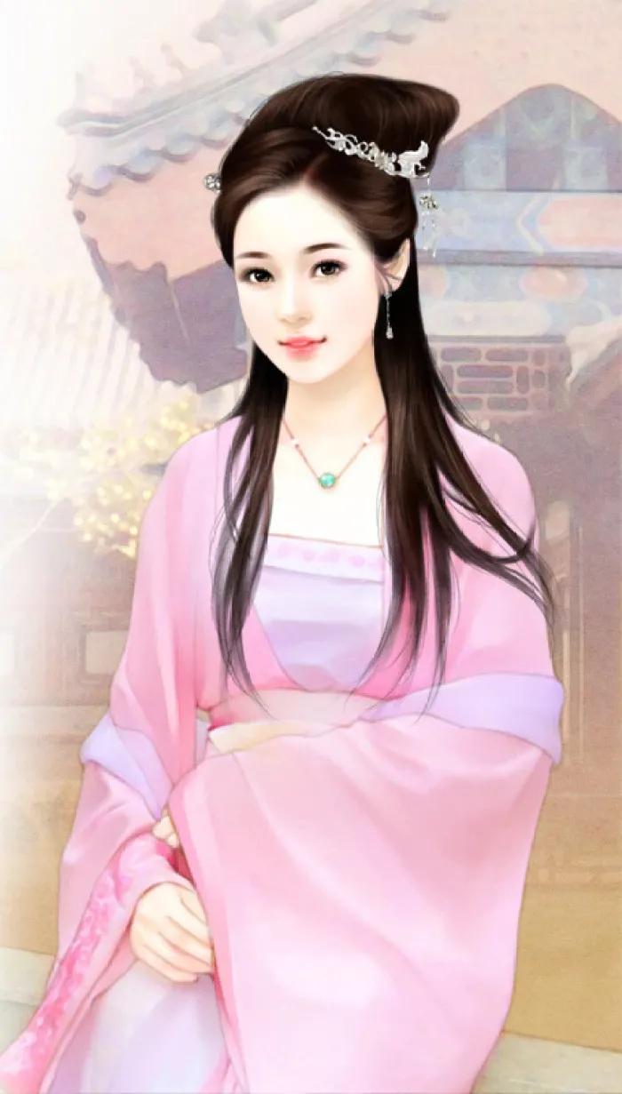 精美手绘手机壁纸古装演员,唐嫣古装高清壁纸